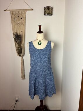 Old Navy Blue Floral Mini Dress
